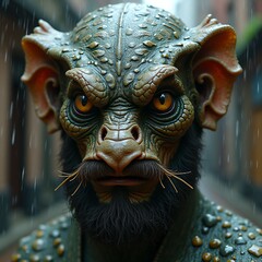 Naklejka premium various fictional, artistic, and fantastical visuals