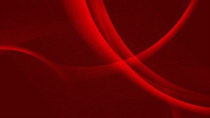 Red glowing waves and lines abstract elegant background. Seamless looping motion design. Video animation Ultra HD 4K 3840x2160 - Powered by Adobe