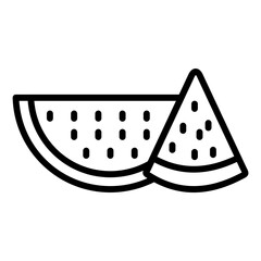 Watermelon Line Color Icon