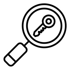 Keywords Search Icon