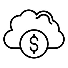 Cloud Money Icon