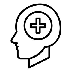 Obraz premium Psychological Help Icon