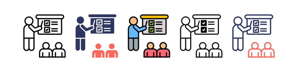 Employee Training multiple icon