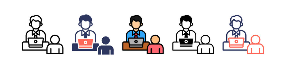 Coaching Session multiple icon