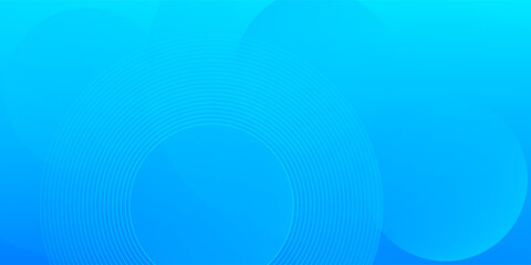 Abstract background blue with dynamic circle shape elements. Trendy and modern geometric gradient background. Vector Illustration
