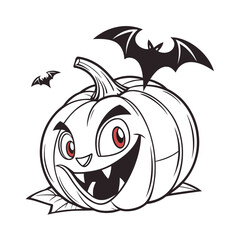 halloween pumpkin vector
