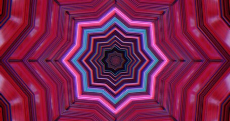 Captivating tunnel video loop showcasing vibrant colors and dynamic patterns for mesmerizing visual experience - Powered by Adobe