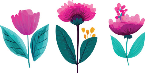 Obraz premium vector illustration of a flower