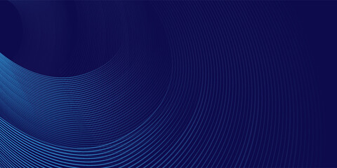 Abstract blue background with glowing curved lines. Shiny blue swirl curve lines design. Modern creative trendy design in vector illustration