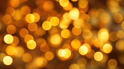 Fototapeta premium Golden blurred glowing pattern perfect for Christmas and winter festive design.
