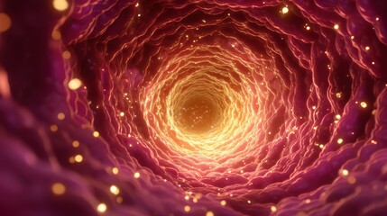Cosmic - like tunnel visualization