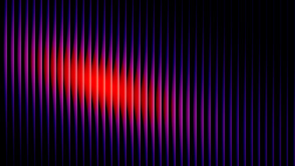 glowing vertical purple blue lines with strong red light refraction background