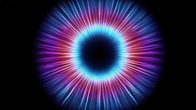 Abstract colorful circular pattern