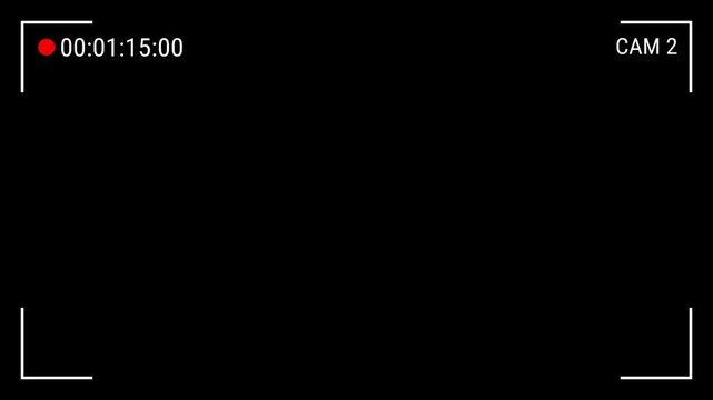 Cam 2 CCTV with time display and recording, for video editing needs, 4K video resolution