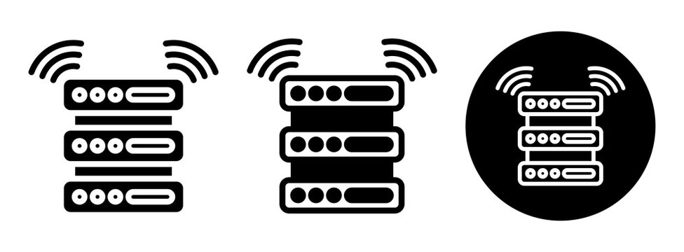 Smart Server Icon Collection Glyph & Mixed Style