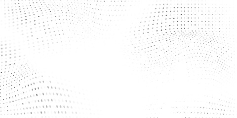 Modern mesh abstract mesh halftone gradient texture. Vanishing polka dot simple abstract modern