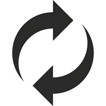 Dynamic refresh icons loop cycle update concept