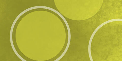 Yellow abstract background with white circle rings in faded distressed vintage grunge texture design. High resolution textured pattern. Abstract modern background design concept for template banner. 