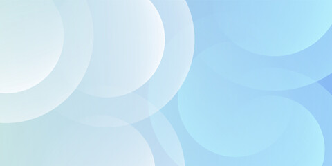 Modern abstract background, blue white gradations, circle effect,shape memphis, trendy