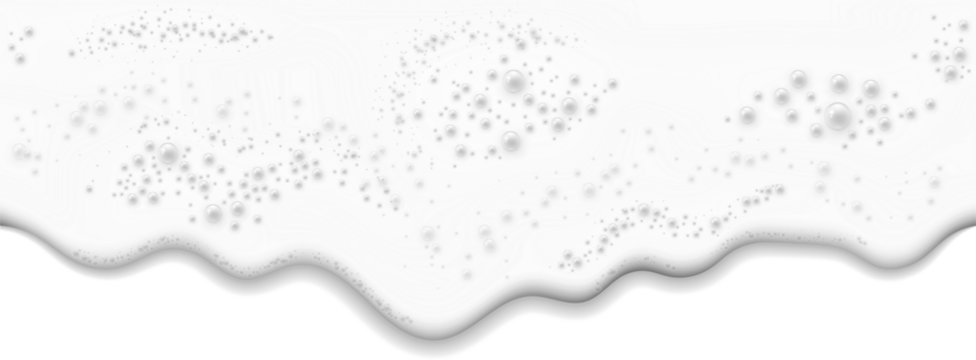 Close-up of white foam with air bubbles White Foam Texture Background with Bubbles and Smooth Surface foam white texture background bubbles