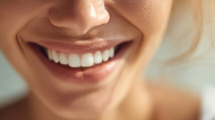 Close-up portraits of smiling women showing natural teeth and happiness