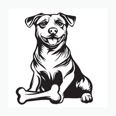 illustration of a dog