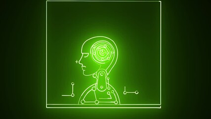 A green light bulb idea illuminates a strategy for the team's goal on a soccer pitch illustration - Powered by Adobe