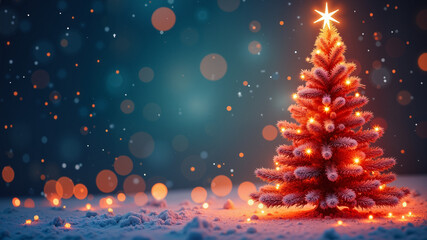 Chrismas tree colorful background in chrismas day, new year day
