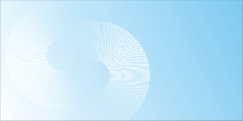 Modern pastel colorful blue and white gradations. Circle effect style geometric abstract