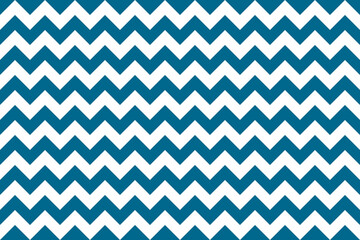 DeepSkyBlue and white color Zig zag seamless pattern.