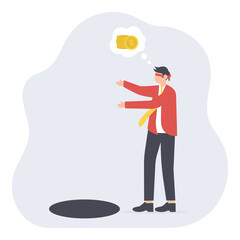 Unplanned financial risk decision PNG File On Transparent Background