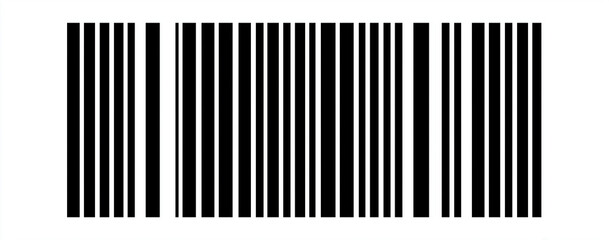barcode, a flat vector illustration with a white background. flat design