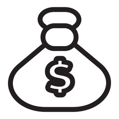 The image showcases a vertical set of financial icons representing concepts such as currency, banking, investment, savings, interest, and financial protection.