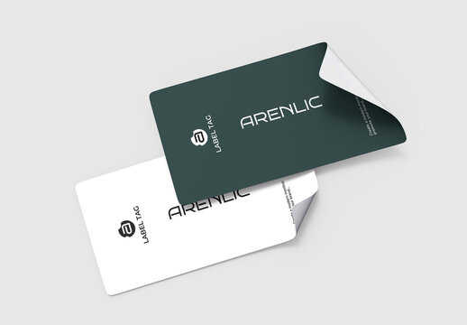 Label Tag Mockup Template
