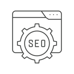 Search Ranking thinline icon , vector, pixel perfect, illustrator file 
