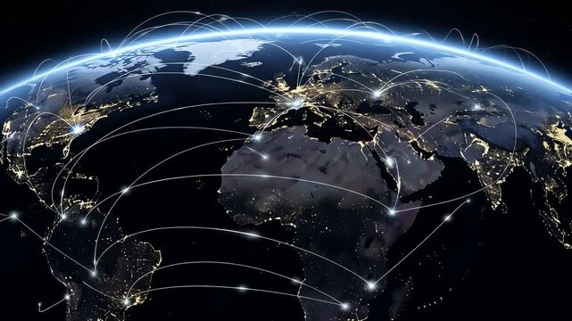 planet earth in space