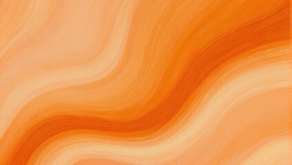 Abstract flowing orange waves background texture design.