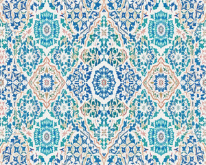 Intricate Moroccan Zellige: Seamless Geometric Tile Pattern