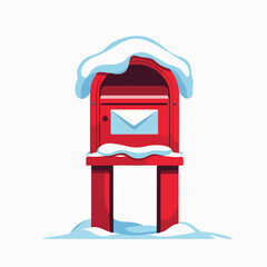 Winter Letter Mailbox