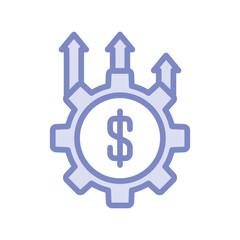 Productivity duotone line icon , vector, pixel perfect, illustrator file 
