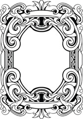 Intricate set of four thai and khmer style kanok vector corner ornaments featuring detailed foliage, floral scrollwork, and classical asian decorative elements for formal borders.