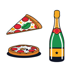 New Year Celebration Icons Bundle