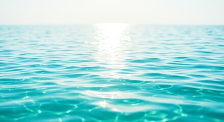 Ocean water reflecting sunlight