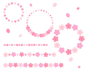 桜メッセージカード