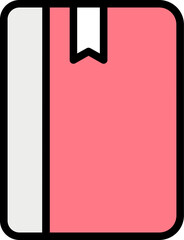 Book Icon Vector Stock Illustration