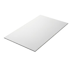 Blank white paper sheet object isolated on for design and presentation projects illustration