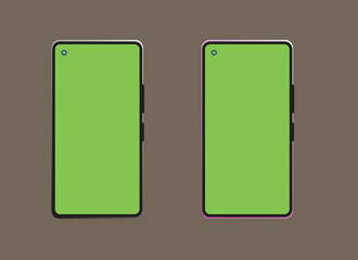 green label and sticker set with arrow design