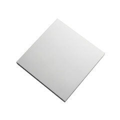 Clean white square surface presented at an angle on a illustration