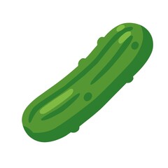 cucumber isolated on white background