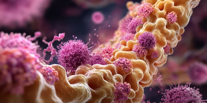 Darm Bakterien: Konzept Darmflora zur Gesundheitsf&Atilde;&para;rderung und N&Atilde;&curren;hrstoffaufnahme